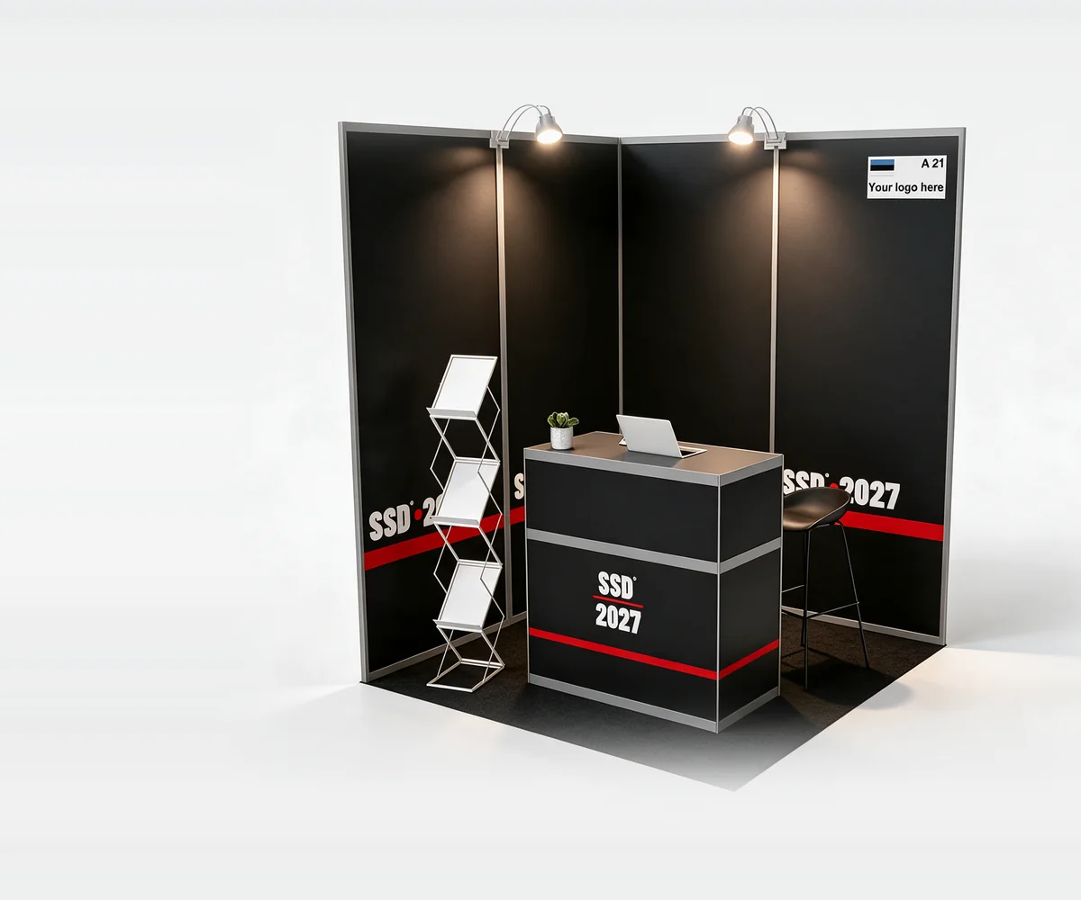 4 m&sup2; Premium booth design, SSD 2027